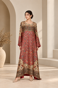 Naqsh Silk Kaftan– Unstitched 2 Piece