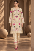 MEHR-E-GUL EMBROIDERED SILK – UNSTITCHED 2 PIECE