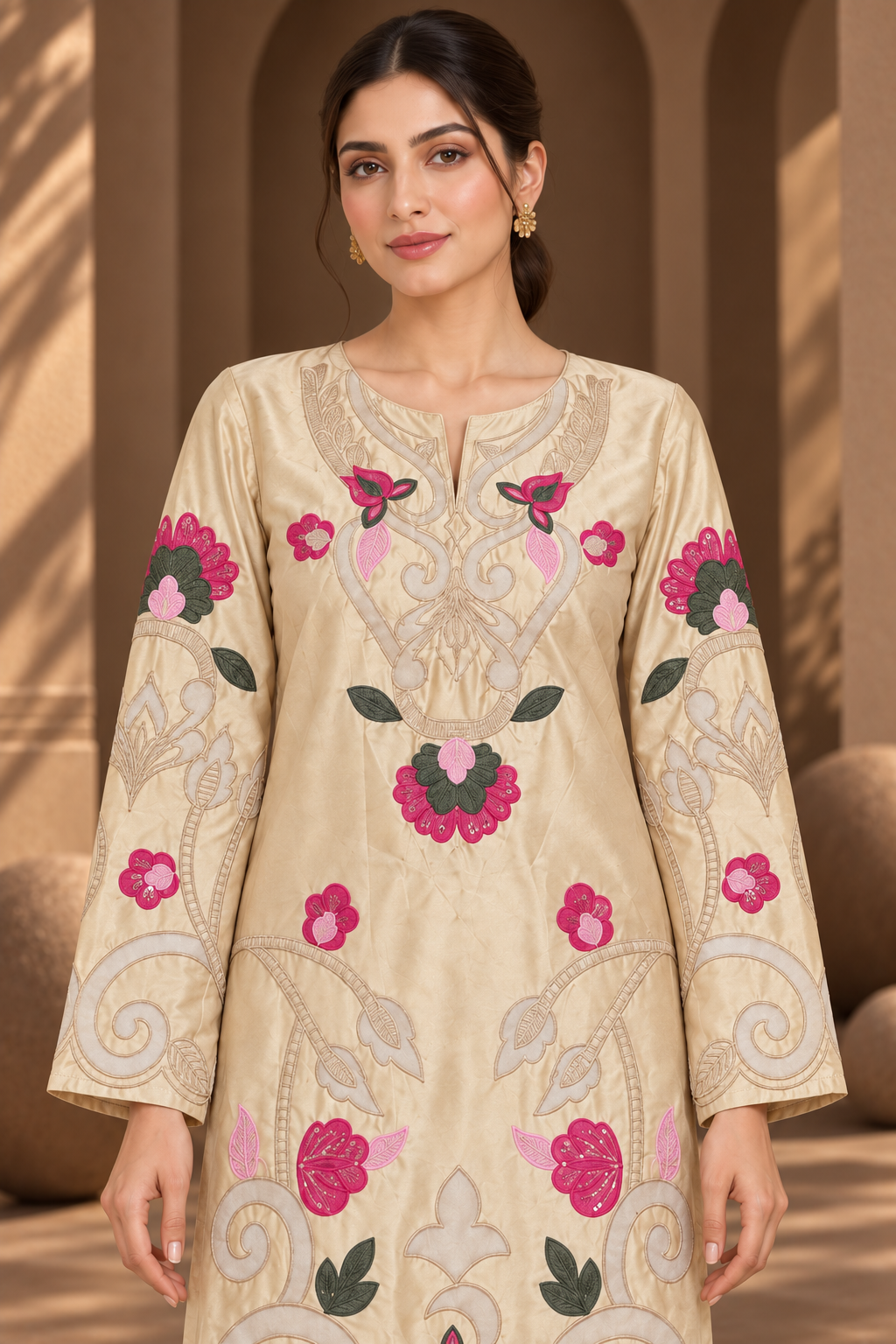 MEHR-E-GUL EMBROIDERED SILK – UNSTITCHED 2 PIECE
